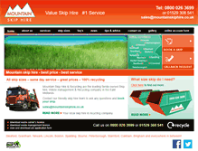 Tablet Screenshot of mountainskiphire.co.uk